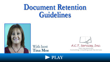 document retention guidelines